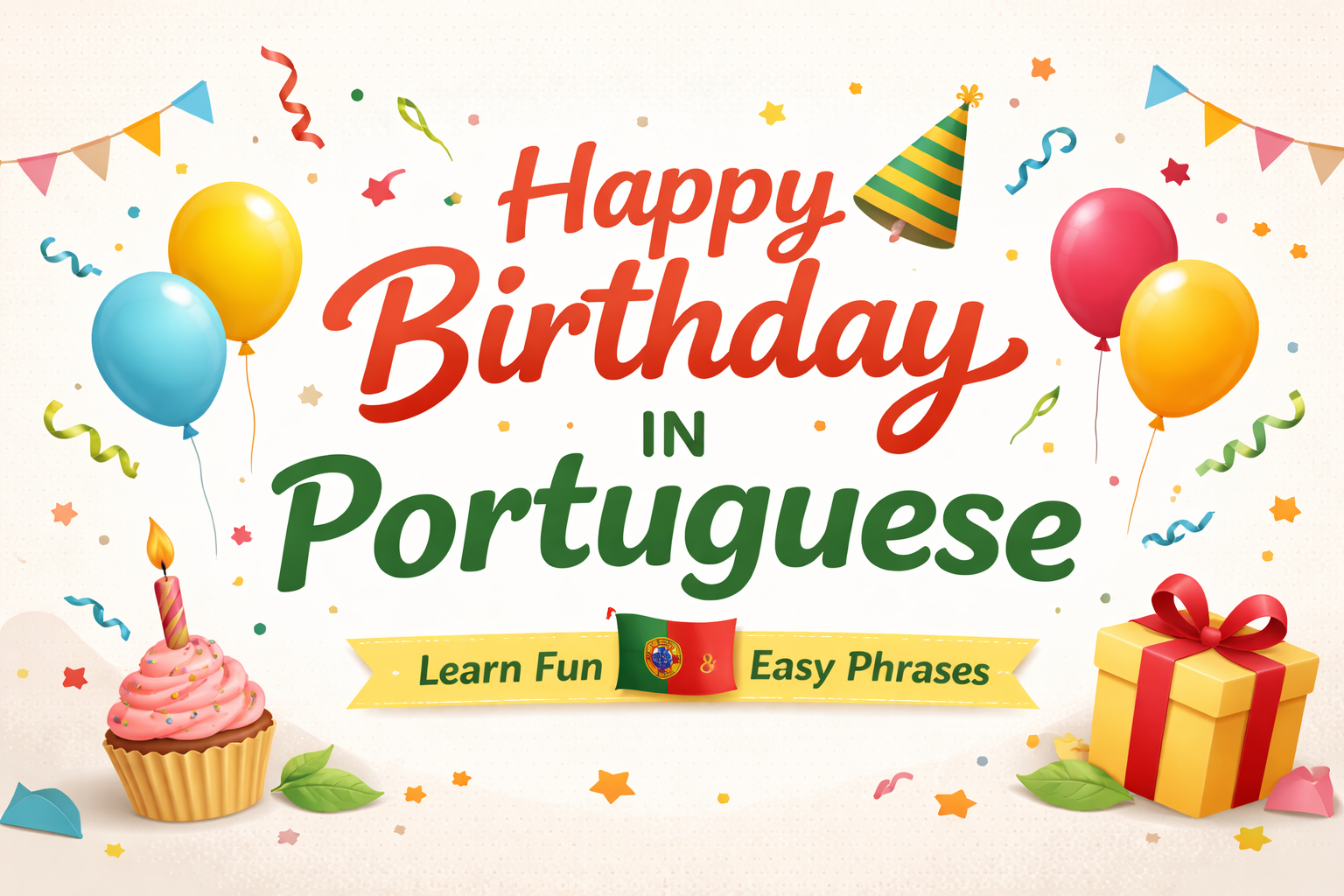 How to Say Happy Birthday in Portuguese